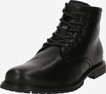 bugatti Lace-Up Boots 'Blaco' in Black: front