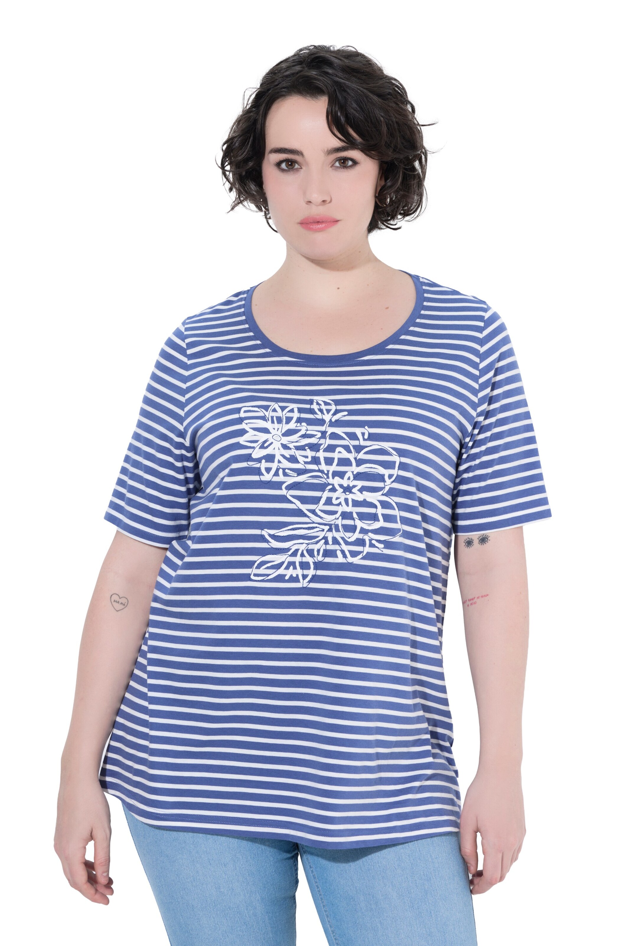 Ulla Popken Shirt in Blue: front
