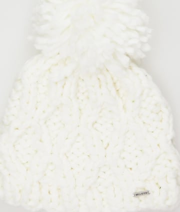 HOLLISTER Hat & Cap in One size in White: front