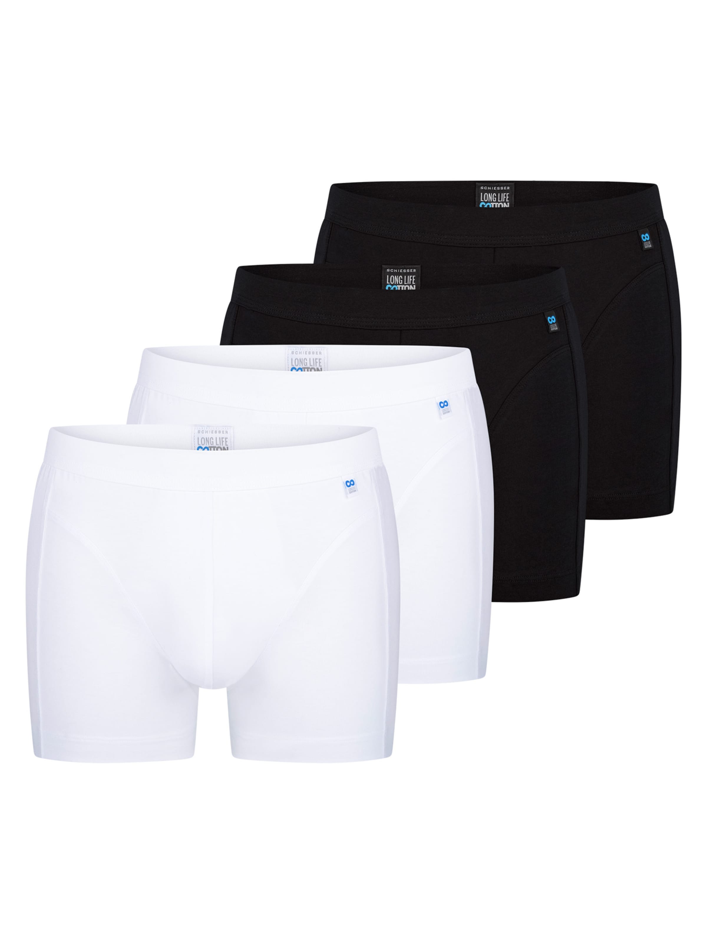 SCHIESSER Boxer shorts 'Long Life Cotton' in Mixed colours: front