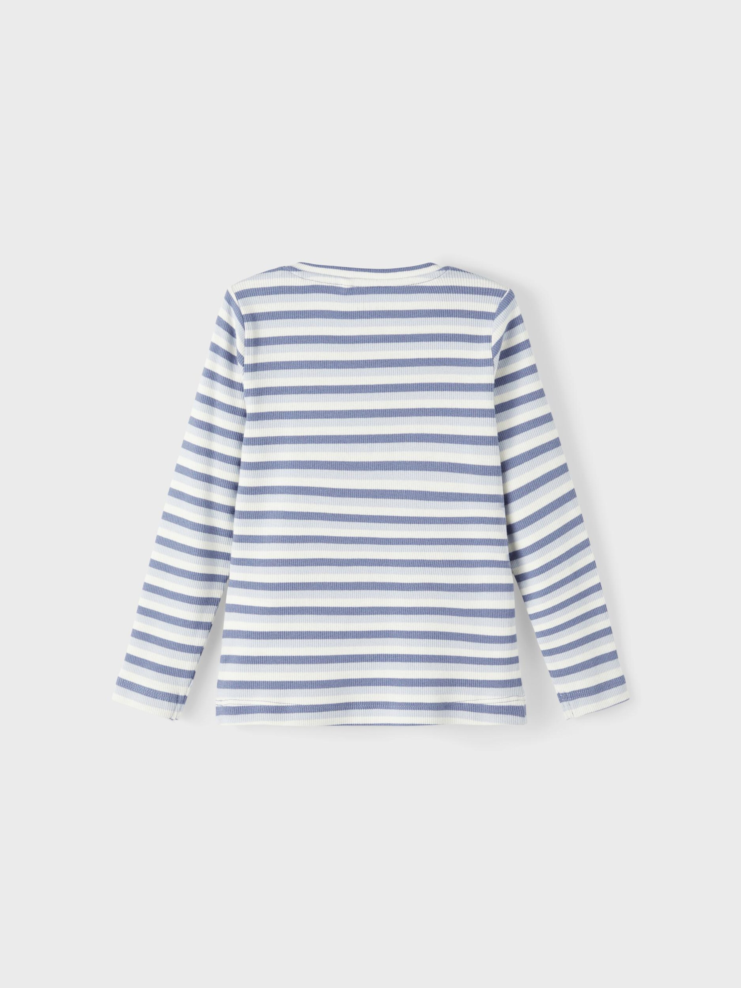 Kinder Bekleidung NAME IT Shirt 'Emma' in Marine, Pastellblau, Weiß - LT85150