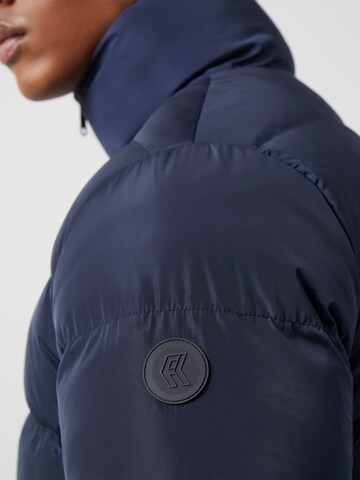 FRENCH CONNECTION Winter jacket 'FUNNEL' in Blue