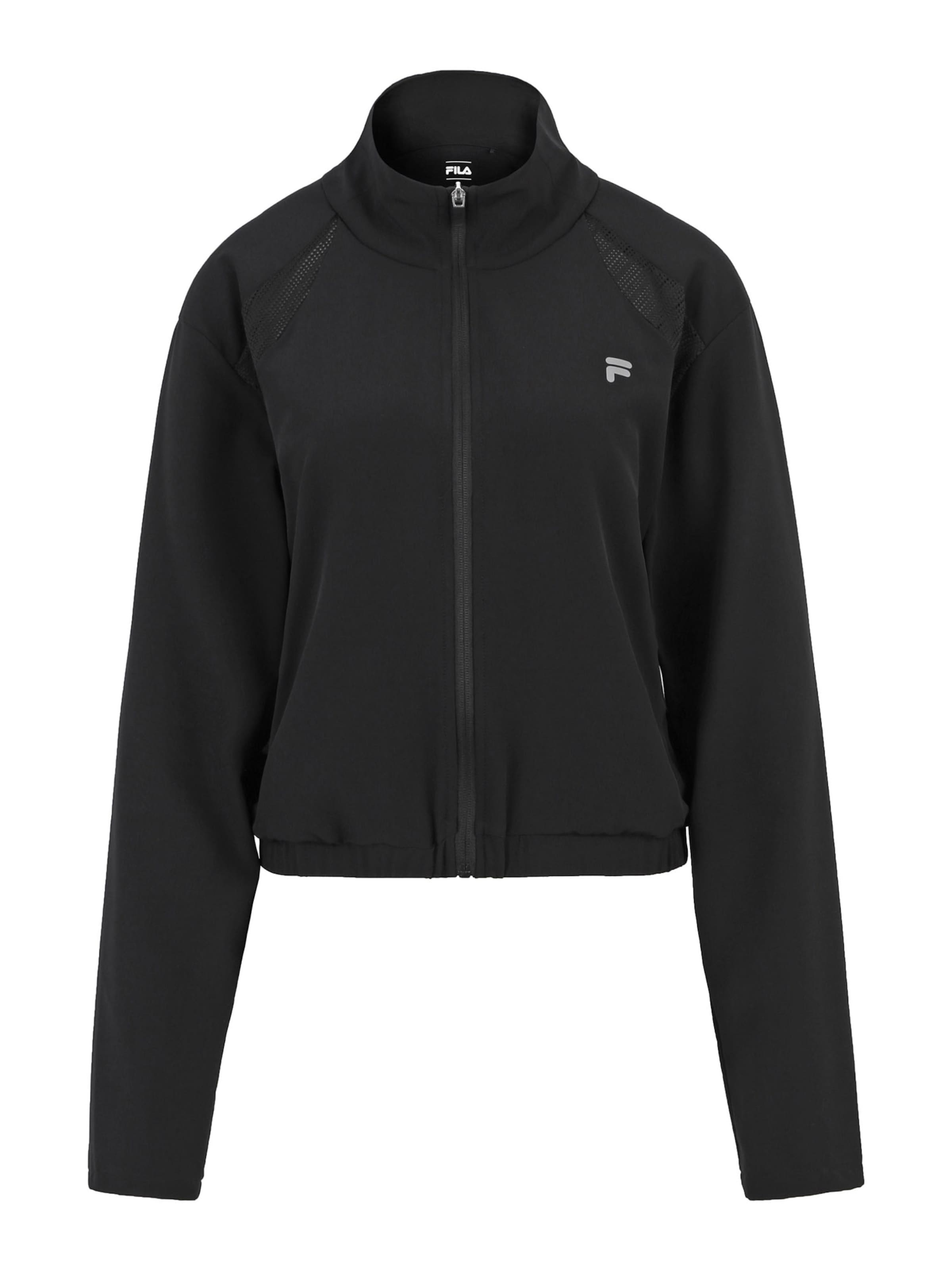 FILA Sports jacket ROVERETO in Black ABOUT YOU