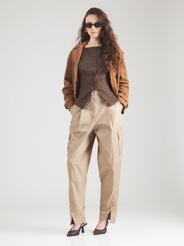 3.1 Phillip Lim - Loosefit Pantalón plisado en verde