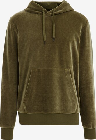 WE Fashion Sweatshirt in Groen: voorkant