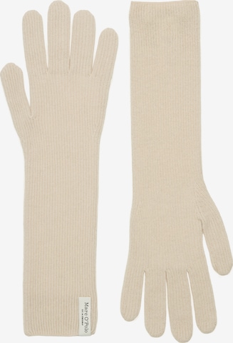 Gants Marc O'Polo en beige : devant