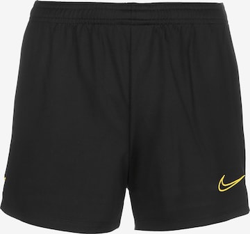 NIKE Workout Pants 'Academy 21' in Black: front