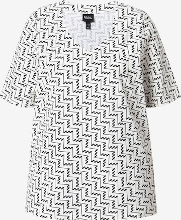 Ulla Popken Shirt in Weiß: Vorderseite