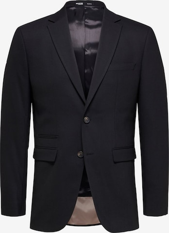 Slim fit Giacca da completo di SELECTED HOMME in nero: frontale