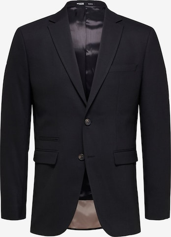 SELECTED HOMME Slim fit Suit Jacket in Black: front