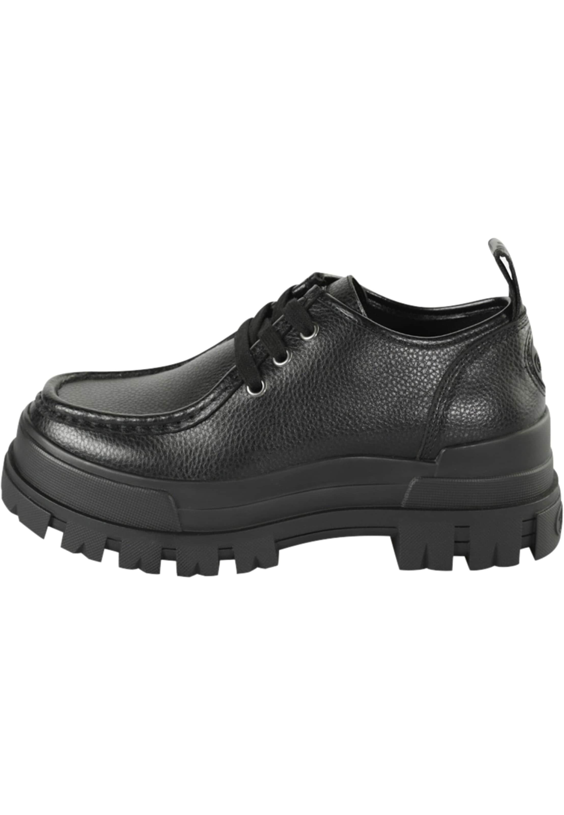 BUFFALO Lace-up shoe in Black: front