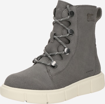 Bottines à lacets 'Explorer III Joan' SOREL en gris : devant