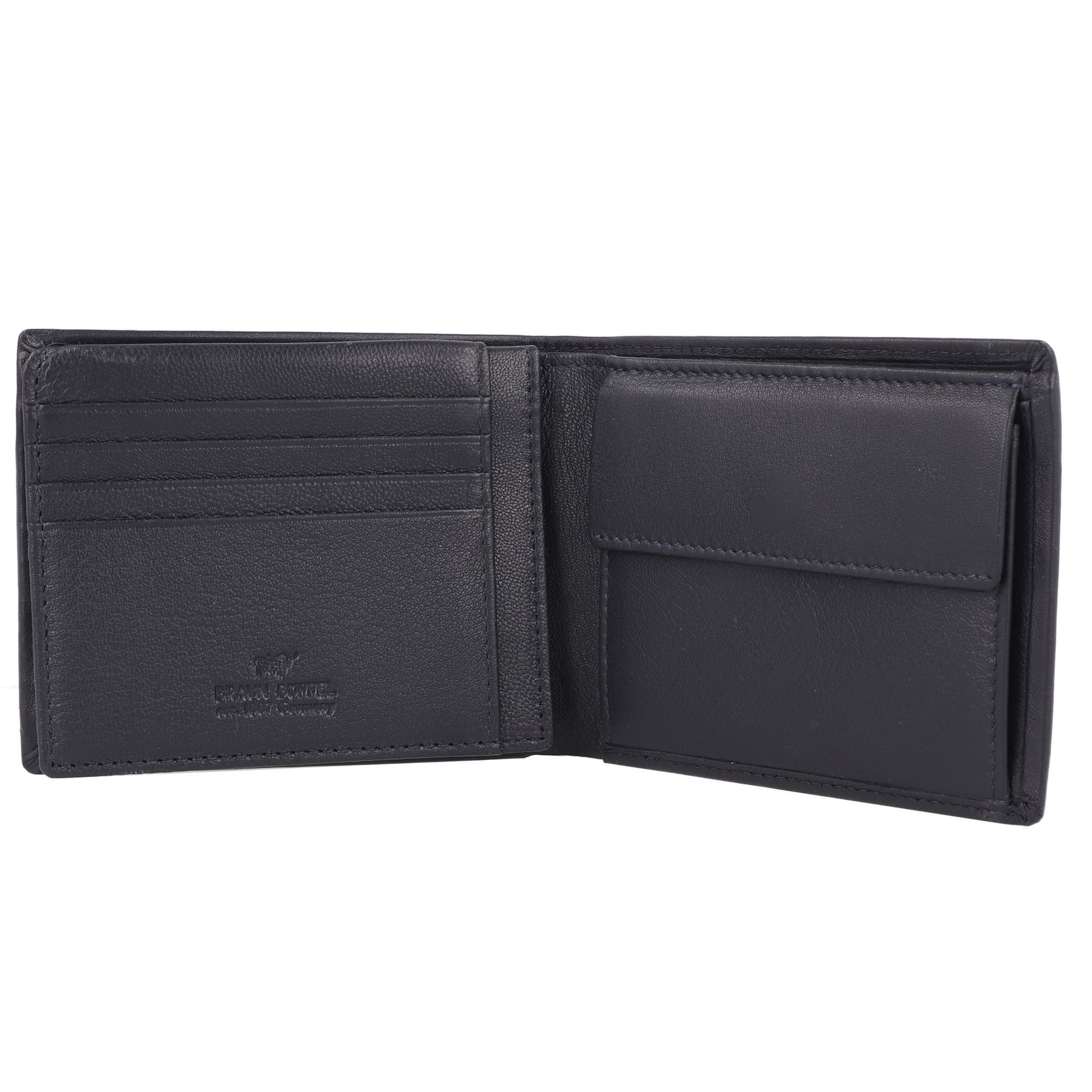 Braun Büffel Wallet 'Hannes' in Blue