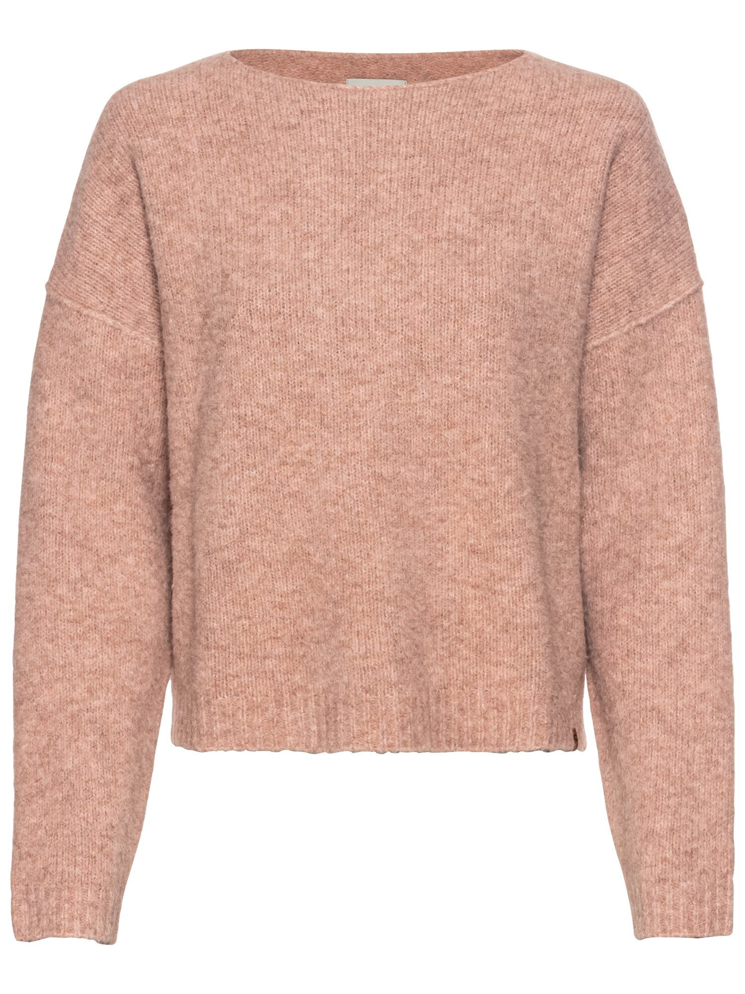 CAMEL ACTIVE Strickpullover aus einem Wollmix in Pink: Vorderseite