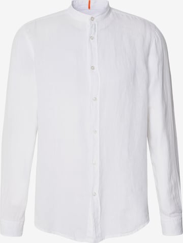 BOSS Orange Regular fit Overhemd 'Race_1' in Wit: voorkant