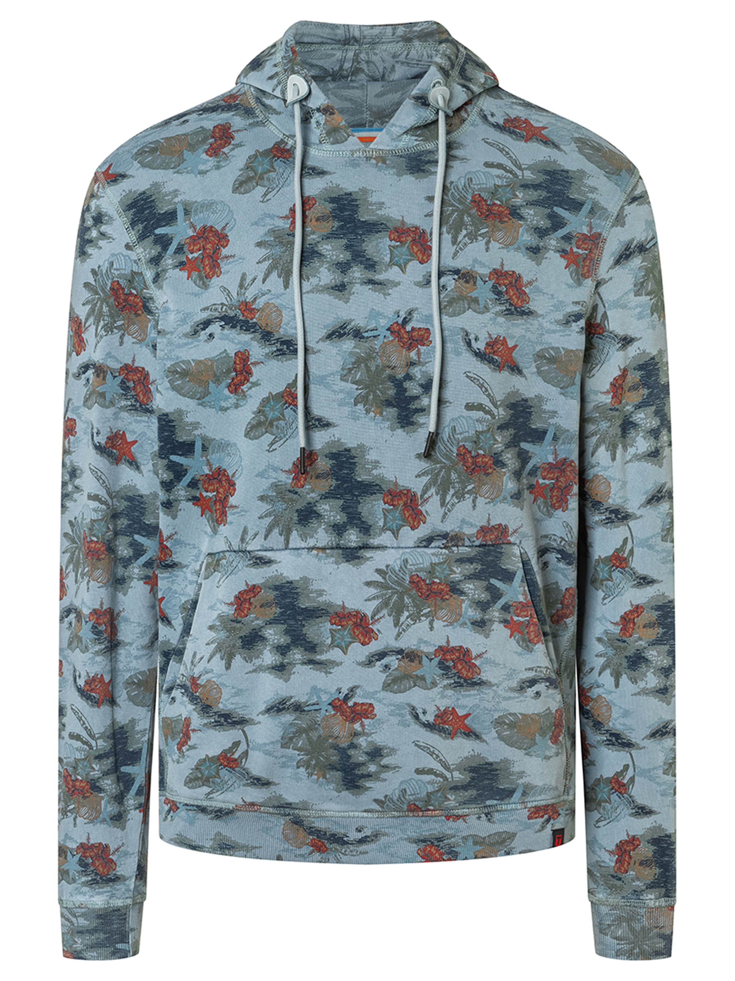 TIMEZONE Hoodie Timezone in Blau: Vorderseite