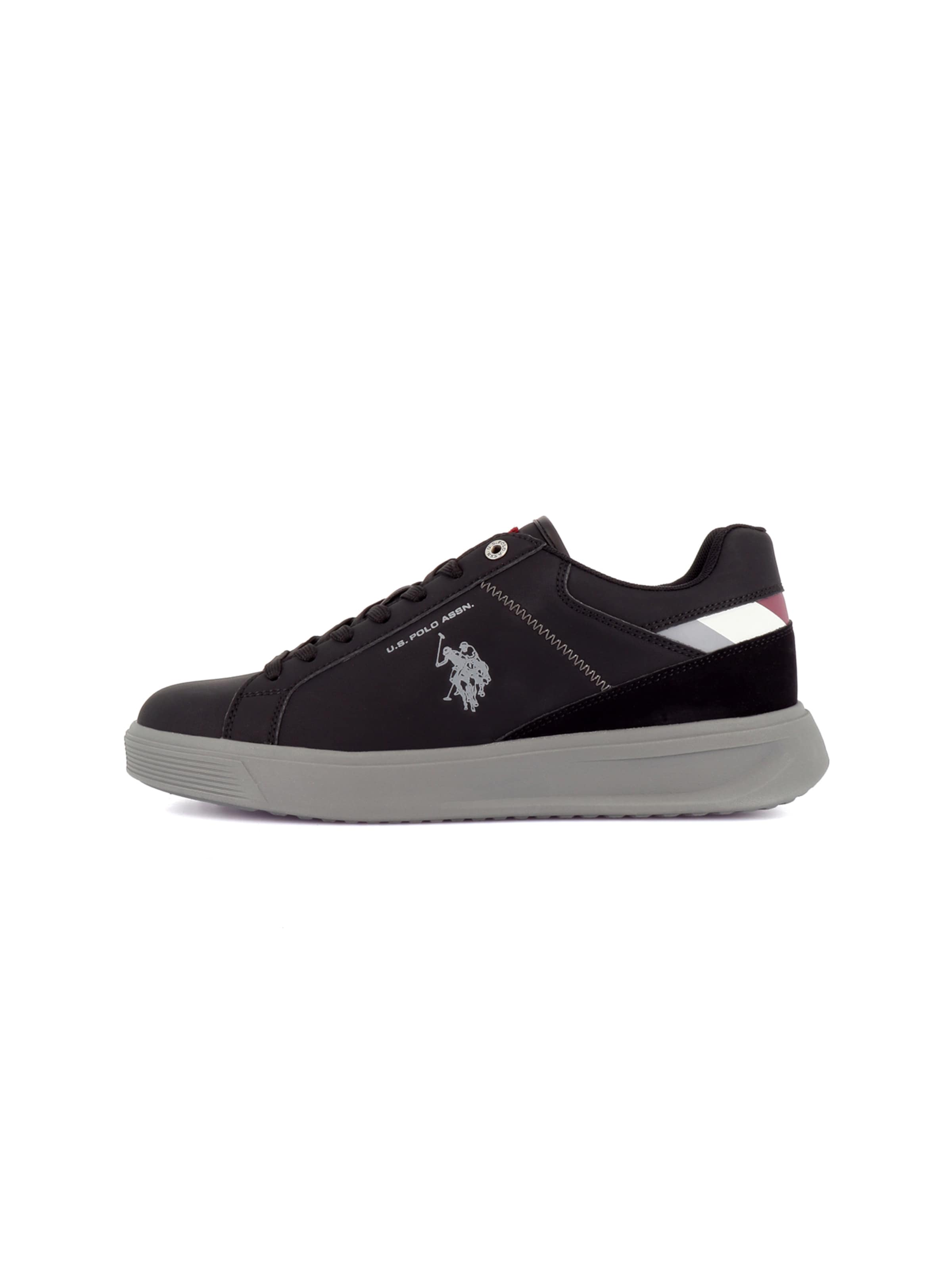 Sneaker bassa 'Ron' di US POLO ASSN. in nero: frontale