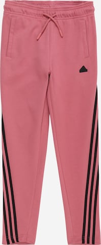 ADIDAS SPORTSWEAR - Calças de desporto 'Future Icons 3-Stripes -' em rosa: frente