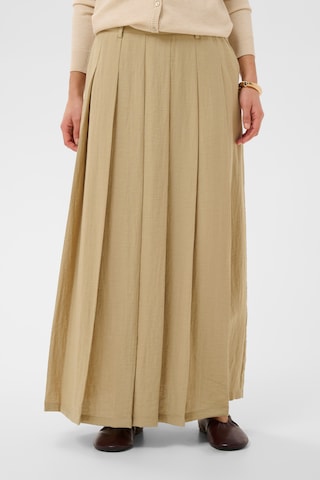 CULTURE Rok 'Heida' in Beige