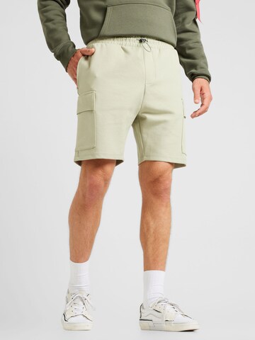 JACK & JONES - Regular Calças cargo 'KANE ALTITUDE' em verde: frente