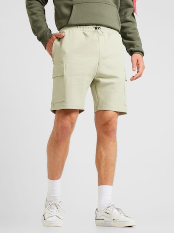 Regular Pantalon cargo 'KANE ALTITUDE' JACK & JONES en vert : devant