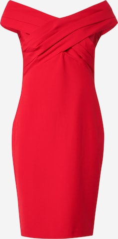 Robe de cocktail Lauren Ralph Lauren en rouge : devant