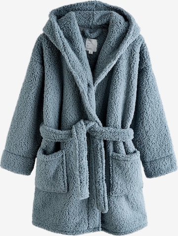 mėlyna Next Trumpas vonios chalatas: priekis