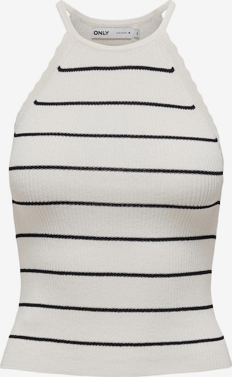 ONLY Knitted top 'GEMMA' in Black / White, Item view