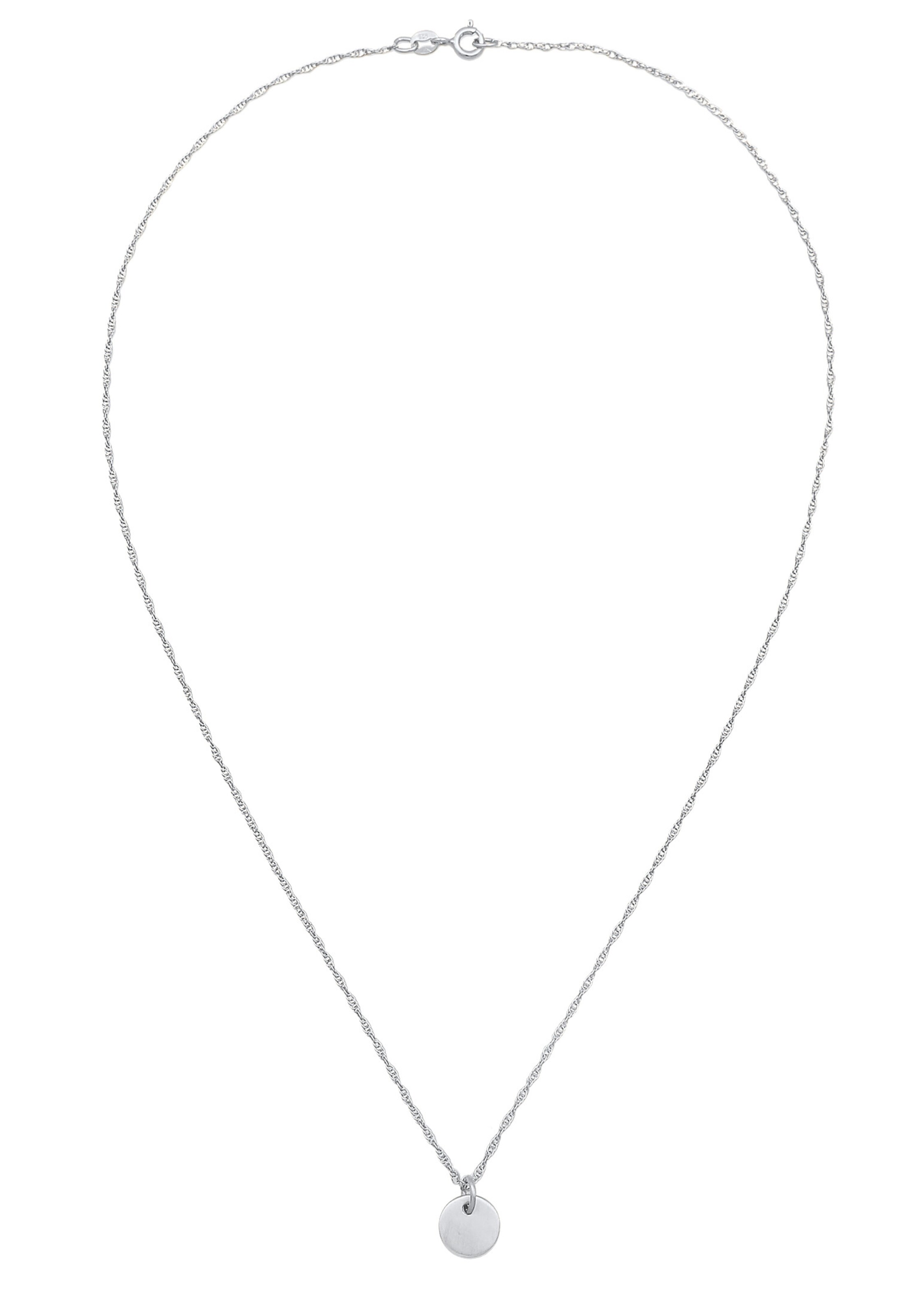 Chaîne ' Geo' ELLI en argent : devant