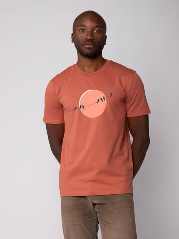 Watapparel Shirt 'Countryside 01' in Orange: front
