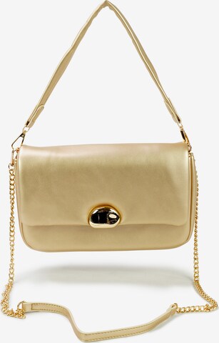 Emma & Kelly Shoulder Bag 'SANS' in Gold: front