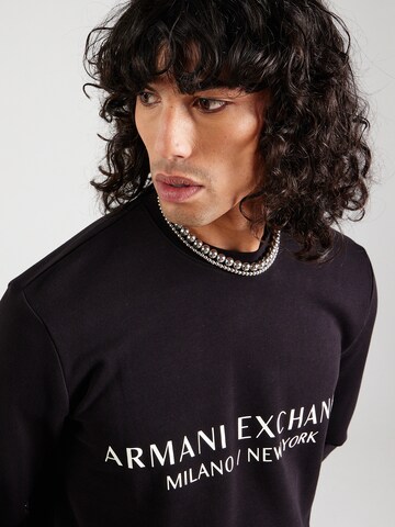 Felpa di ARMANI EXCHANGE in nero
