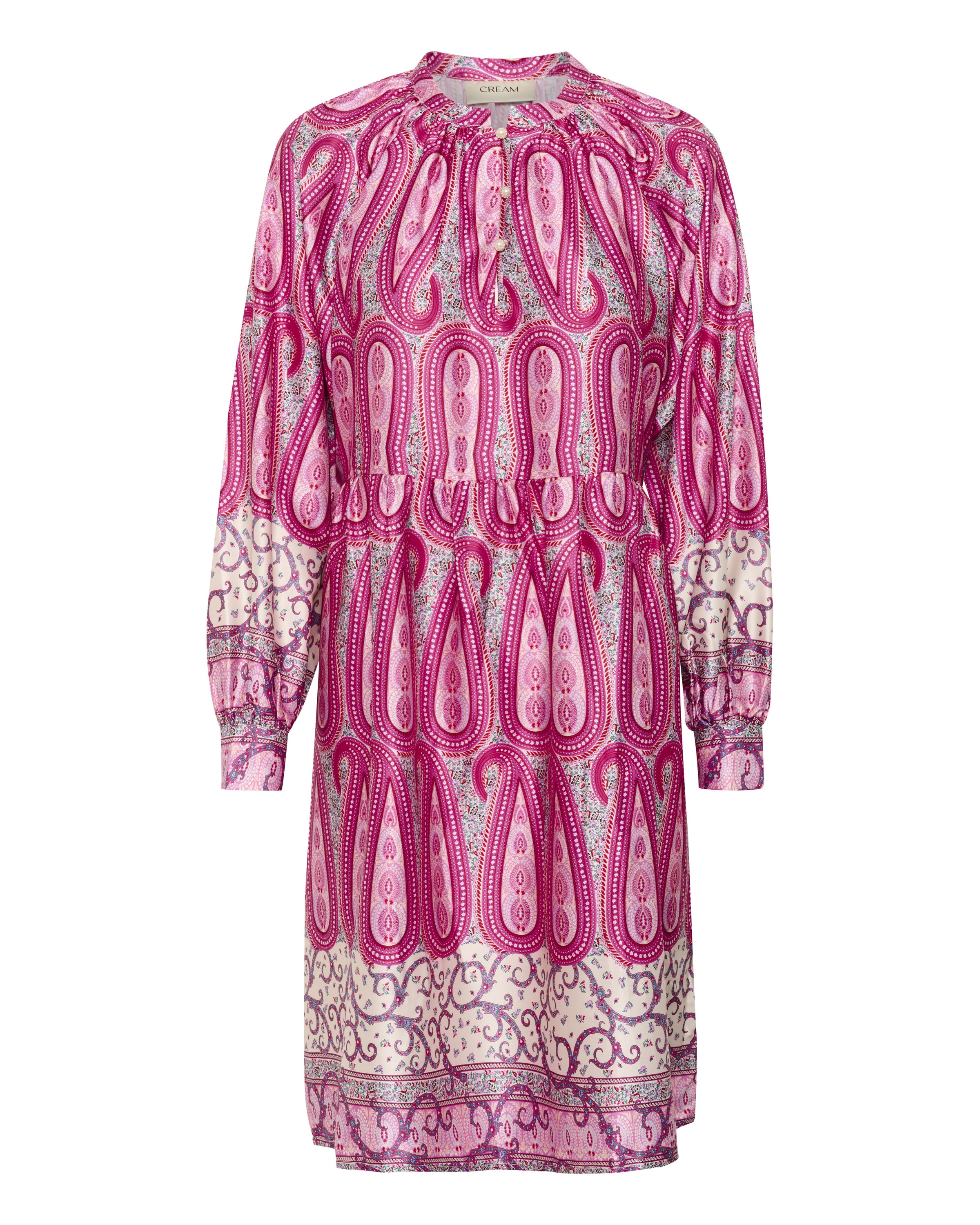 Cream Dress 'CRAmina' in Mixed colours: front