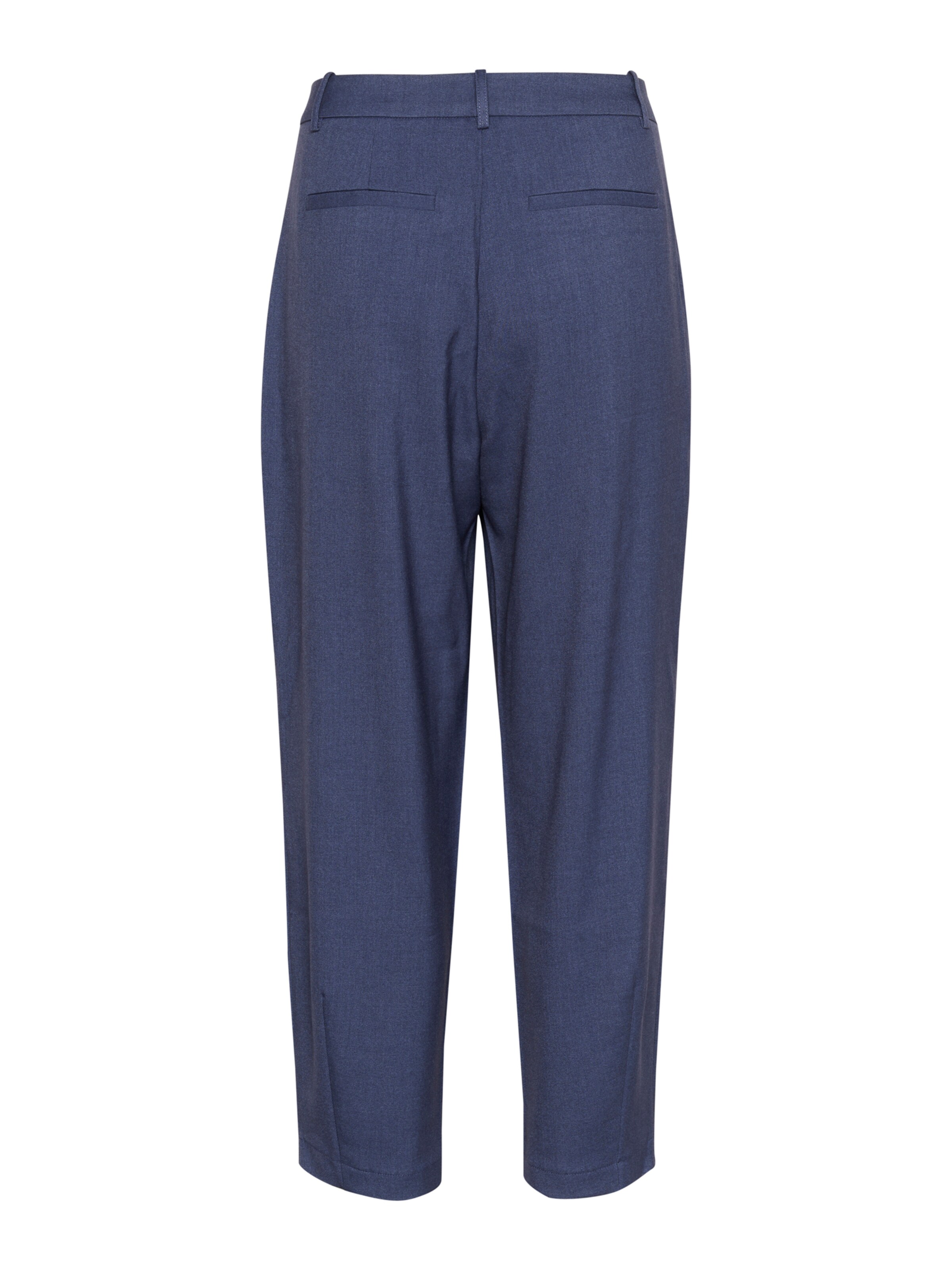Kaffe Tapered Pleat-front trousers 'KA Merle' in Blue