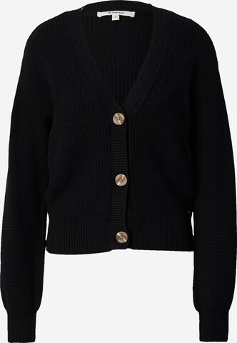 GARCIA Knit Cardigan in Black: front