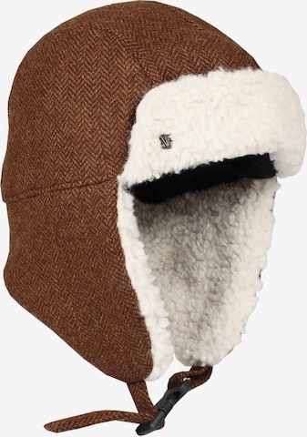 LOEVENICH Mütze in Braun: Vorderseite