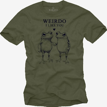 MAKAYA Shirt in Green: front