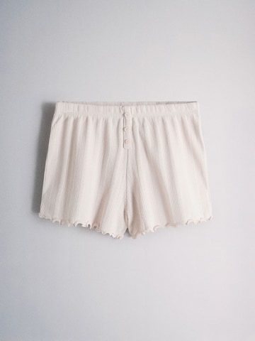 The Set Piżama w kolorze beżowy