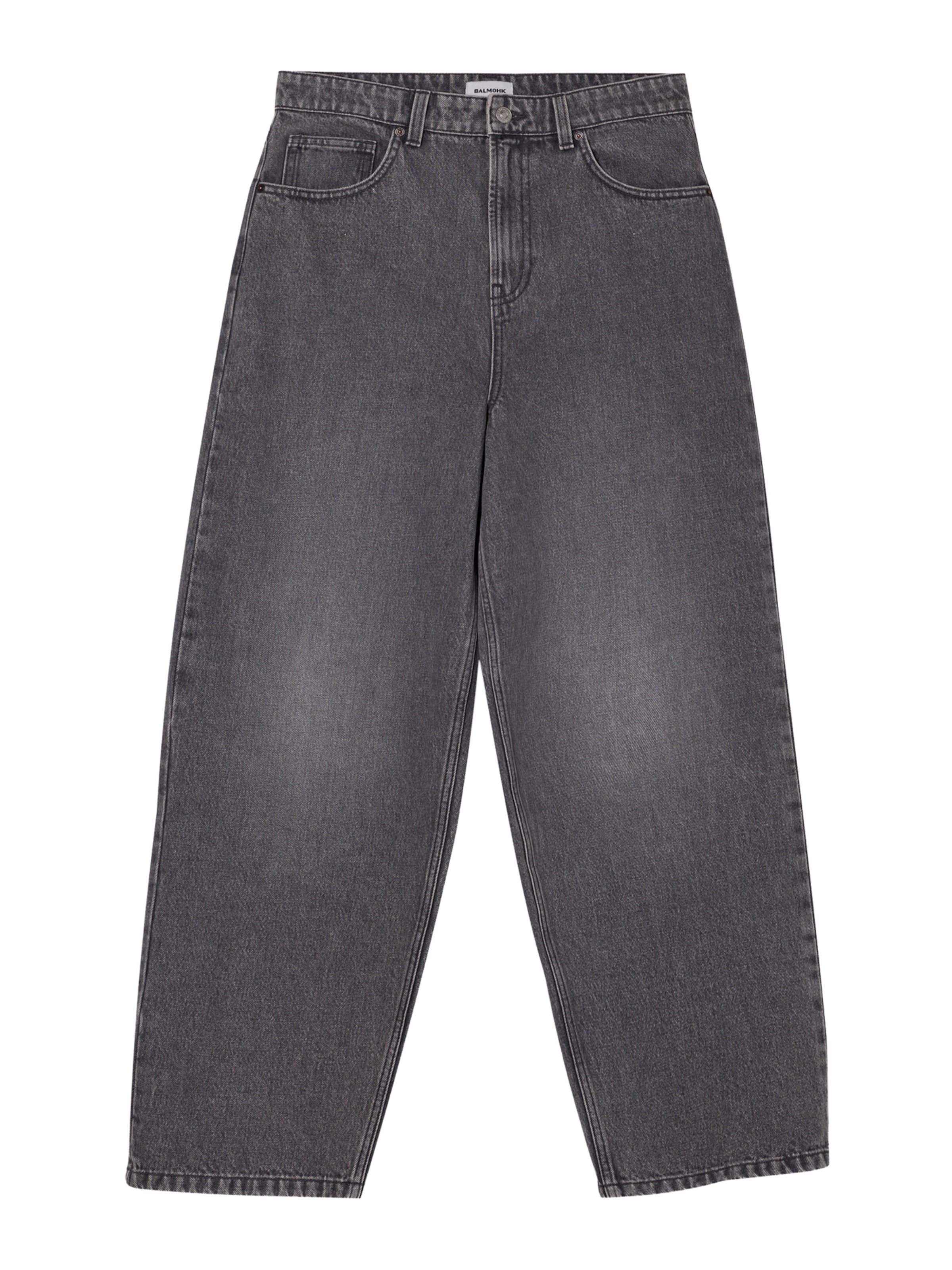BALMOHK Baggy Jeans 'JOHNNY' in Grau: Vorderseite