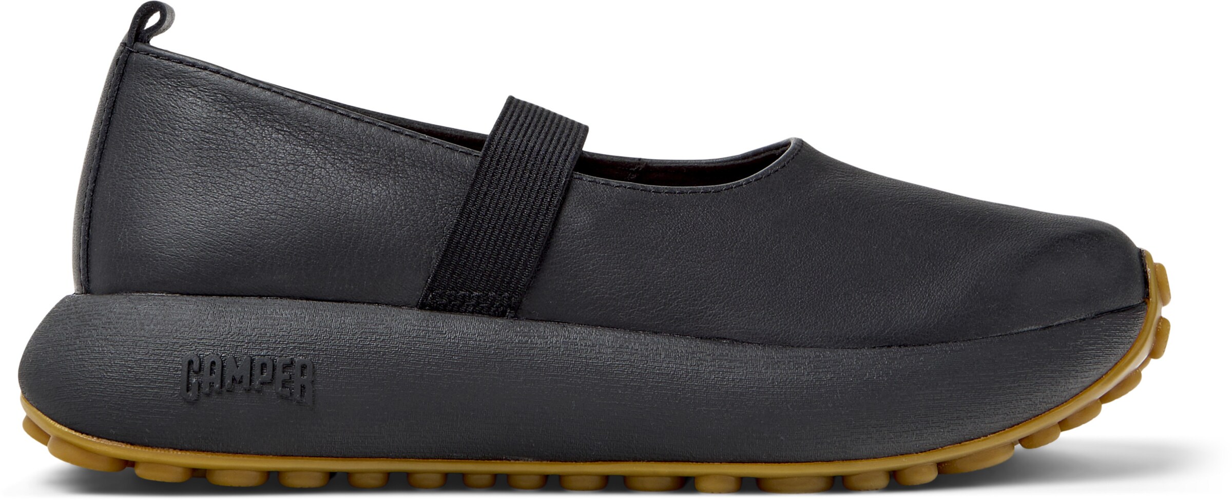 CAMPER Ballet Flats with Strap ' Pelotas Athens ' in Black