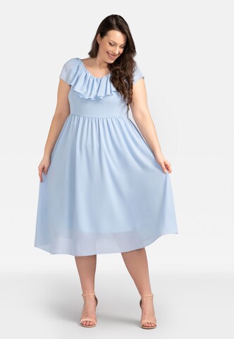 Robe de cocktail 'MILANO' Karko en bleu