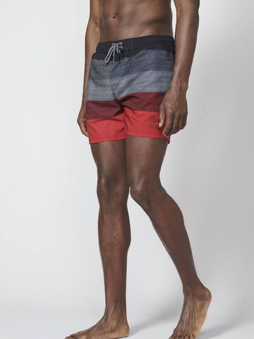 KOROSHI Board Shorts in Red