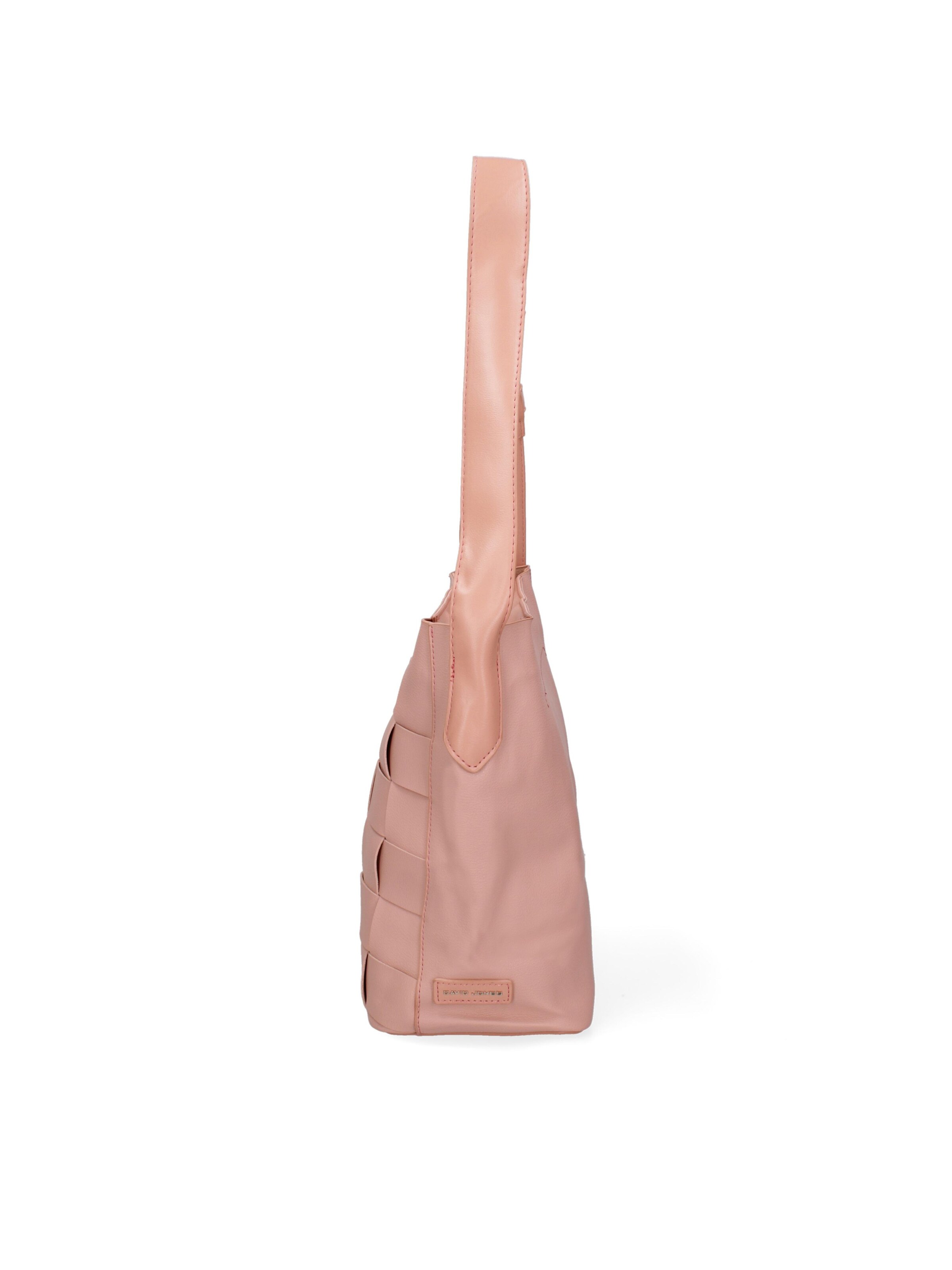 Borsa a spalla 'Borsa a Spalla Donna David Jones PVC Trapuntato Zip' di David Jones in rosa