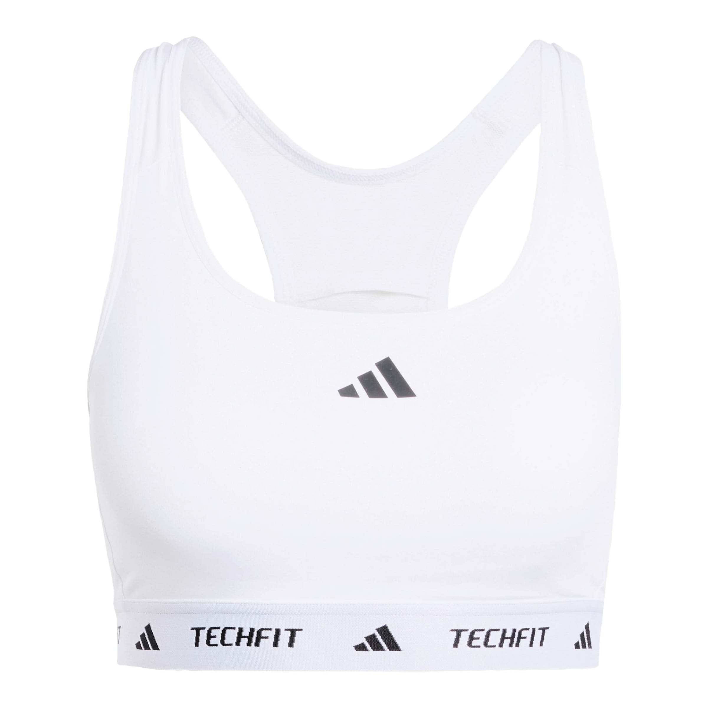 ADIDAS PERFORMANCE - Bustier Sujetador deportivo 'TECHFIT' en blanco: frente