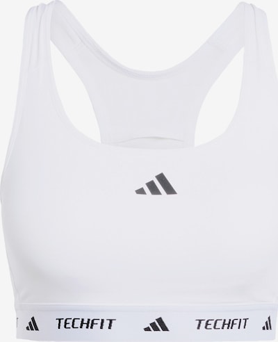 ADIDAS PERFORMANCE Sportski grudnjak 'TECHFIT' u crna / bijela, Pregled proizvoda