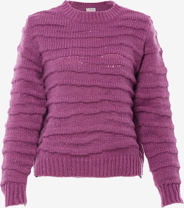 Libbi Sweater in Purple: front