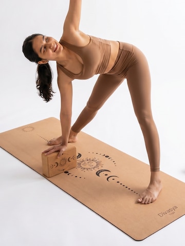 Divasya Yoga Block 'Yoga Block 2er Set Moon'‌‌ in Braun