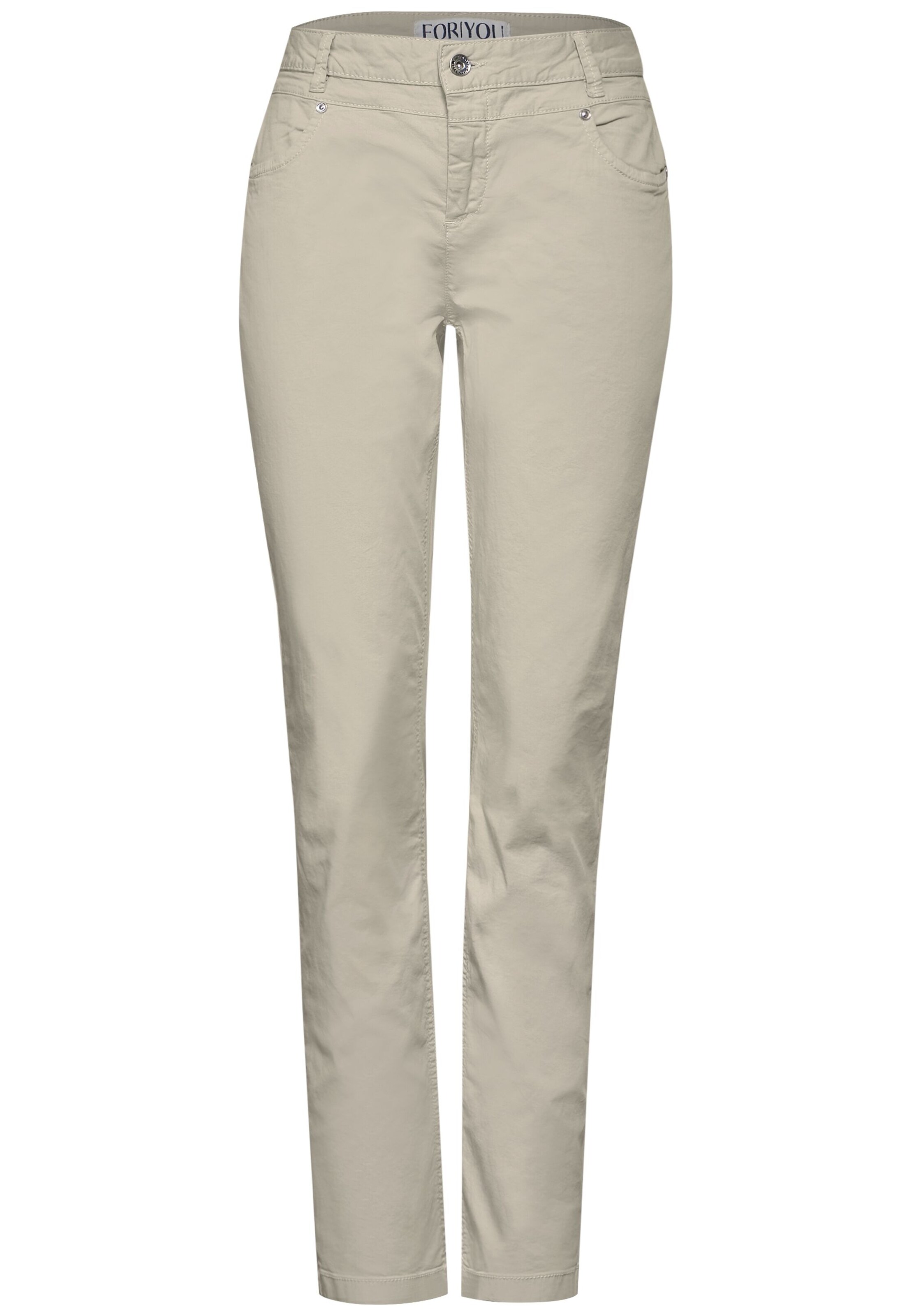 STREET ONE Hose in Beige: Vorderseite