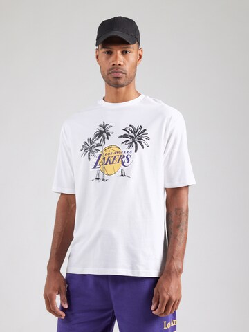 NEW ERA Koszulka 'NBA' w kolorze biały: przód