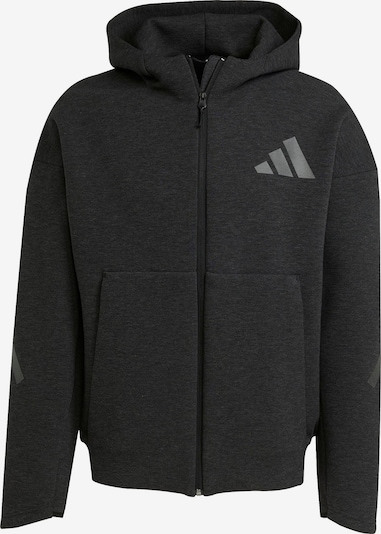 ADIDAS SPORTSWEAR Urheilullinen collegetakki 'Z.N.E.' värissä tummanharmaa / meleerattu musta, Tuotenäkymä
